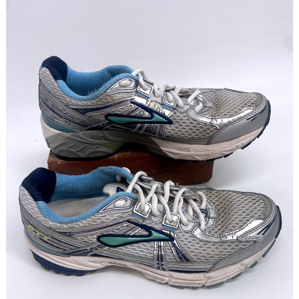 Brooks Adrenaline GTS 11 Silver‎ Blue Women's Running Shoes 1200821B306 Size 9